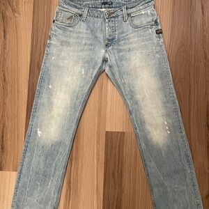 G Star Raw Light Blue Denim Jeans